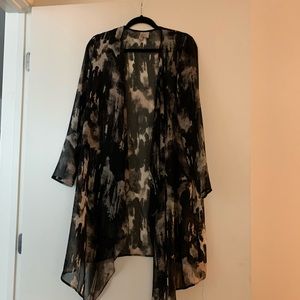 H&M Long Abstract Printed Kimono